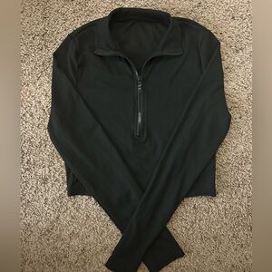 Black Cropped Long Sleeve